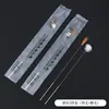Herramientas profesionales para la limpieza de oídos: Pluma de ganso aguja de plata, palo de pluma de ganso, limpiador de oídos, herramienta para limpiar oídos, en stock