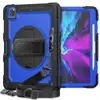 Adecuado para Mini6 Correa de Hombro de Color Contrastante Apple Air5 Soporte Giratorio Funda para Tableta iPad 11 pulgadas Funda Protectora Anticaídas