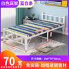 Cama dobrável Quarto de aluguel de adulto doméstico único Acompanhando Cochilo de escritório Quarto de aluguel simples Cama dupla portátil para almoço