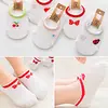 Ruchu [3 Pares o 5 Pares] Estilo Marino para Niños Calcetines de Barco Primavera y Verano Delgados Algodón para Bebé Boca Baja Calcetines para Niños