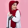Gorra de Béisbol con Visera de Color Sólido para Mujer, Bufanda Versátil, Pañuelo para la Cabeza, Gorro