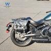Coche musculoso Wolf adecuado para Vulcan S Kawasaki pequeño dios del fuego bolsa lateral bolsa lateral caja lateral retro modificación bolsa para casco liberación rápida
