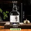 Botella de vino de nuevo estilo para vino de arándano rojo, tarro para fermentación casera de 10 jin, recipiente de vidrio sellado vacío, botella de California