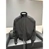 Chaqueta casual de trabajo deconstruida estilo americano, chaqueta de algodón holgada para hombre, chaqueta casual versátil para parejas