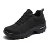 Zapatos Deportivos de Malla Tejida de Punto de Nuevo Estilo Otoñal para Mujeres de Mediana Edad y Mayores, Transpirables de Moda con Suela Gruesa, Calzado Casual, Venta al por Mayor Transfronteriza