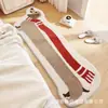 Tapete Decorativo de Chão para Sala de Estar, Cobertor de Cama para Quarto, Capacho Longo para Casa, Fácil de Limpar, com Desenho de Dachshund em Imitação de Caxemira