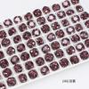 Dongzhou Xingxuan Corta Grasa Cuadrado Arte de Uñas Diamante DIY Pendientes Accesorios de Joyería Explosivo Diamante de Imitación Multifacético Uña Portátil Pila de Uñas Diamante