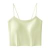 Camisola de espalda hermosa para mujer, sujetador sin relleno interior, sujetador de una pieza, top de tubo, ropa interior de seda de hielo, base fina sin marcas