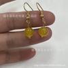 Conjunto de tres piezas de ágata roja y verde natural, caja de regalo, venta al por mayor, collar, pendientes, pulsera, joyería, suministro en vivo