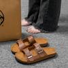 Sandalias Familiar Trbottomy para Mujer para Usar en Verano, Zapatos de Corcho de Moda con Suela Gruesa y Suela Blanda para una Familia de Tres Zapatos Birkenstock