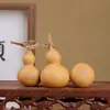 Peça de arte de cabaça natural com imperfeições originais, esculpida à mão, pintada e decorada, peça de mão de cabaça para prática, venda de liquidação atacado