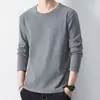 Camisa Base de Lã Dupla Face com Gola Meia-Alta, Tamanho Grande Masculino Outono e Inverno 2025, Roupa Íntima e Roupa Externa, Top de Manga Longa