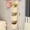 Caja de Almacenamiento de Cebolla, Jengibre y Ajo con Ventosa Estante de Cocina Montado en Pared Almacenamiento de Jengibre y Ajo Almacenamiento sin Taladro Cesta Colgante