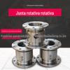 Junta rotativa pronta para uso passagem reta junta rotativa de aço inoxidável conexão por flange junta rotativa de baixa velocidade