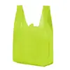 Bolsas tipo colete de TNT, Sacolas de compras de supermercado, Sacolas de embalagem de conveniência, Sacolas ecológicas (tote bags), Podem ser impressas com logotipos de marca