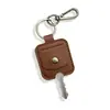 Servicio de Etiquetado y Envío para Fundas de Cuero para Protección de Llaves, Estuches de Cuero Sencillos para Guardar Llaves Colgando en la Cintura, Llaveros Domésticos Reemplazables