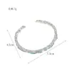 Pulsera Estilo Coreano Youlong Qingying Nueva Pulsera Estilo Chino Ola Azul Irregular Lujo Ligero Nicho Exquisito Sentido de Alta Gama para Mujeres