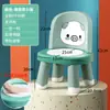 Silla para Niños Pequeños con Respaldo, Silla de Comedor Infantil, Taburete para Ir al Baño, Silla para Comer Bebé, Taburete Doméstico Antideslizante, Dibujos Animados
