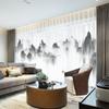 Nuevo Modelo 2026 de Cortinas para Toda la Casa Estilo Chino Nuevo con Pintura de Paisaje para la Sala de Estar, Cortinas Blackout de Alta Gama y Grandes para Villa