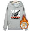 Sudadera con capucha para hombre Otoño e Invierno con forro polar Gruesa Moderna para hombre Holgada Talla grande Jersey Chaqueta para pareja de estudiantes