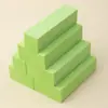 Suministro exclusivo transfronterizo de bloque pulidor de cuatro lados de algodón de alta elasticidad de color en forma de tofu para dar forma a las uñas y juego de pulido para manicura