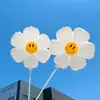 Globos de girasol flores de margarita picnic cumpleaños toma de fotos niños bebé primer cumpleaños Día del Niño decoración