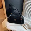 Bolsas de Alta Gama para Mujer 2025 Nuevo Versátil Elegante Bolso de Hombro Casual para el Trabajo Bolso Cruzado Tipo Almohada Bolso de Béisbol