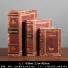 Libros Falsos Retro, Estanterías de Estilo Europeo para Estudio, Decoraciones para Sala de Estar, Decoraciones Suaves, Accesorios para Fotografía, Cajas de Libros