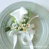 237 Ramillete de celebración de negocios estilo occidental flor de mano suministros de boda estudio de flores artificiales accesorios para fotos Serie Blanca