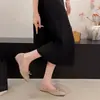 Zapatos planos de ballet tejidos estilo vintage francés para mujer, nuevo modelo de otoño 2026, elegantes y versátiles, con lazo y diseño bajo
