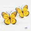 Mariposa 3D Cabeza de Flor Grande Tocado Tela Simulación Pasador DIY Estilo Antiguo Hanfu Accesorio para el Cabello Fotografía de Boda Flor Decorativa