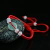 Pulsera de cuerda roja de jade pulsera cuerda tejida a mano puesto de venta al por mayor producto de Yiwu pequeño bienestar