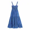 Vestido de Verão Feminino Estilo Europeu e Americano 2021 Novo Estampado de Alcinha 1600