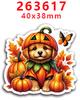 Nuevo parche de resina acrílica 2023, moño, adorables pegatinas decorativas, refrigerador PR263616