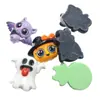 Accesorios de Joyería de Resina de Fantasma Calabaza Brillante para Halloween DIY Funda de Teléfono Móvil Accesorios para el Cabello Llavero Agujero Material para Zapatos