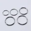 Acero inoxidable multi-especificación 20/25/28/30/32mm Accesorios para joyería DIY Anillo triangular Llavero