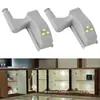 Luz de dobradiça LED Luz de indução inteligente para armário Luz de indução por toque Luz noturna 3LED Luz de dobradiça para armário de guarda-roupa