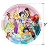 Nuevos Vasos de Papel, Platos de Papel, Mantel, Globos y Pancarta de Cumpleaños Temáticos de Princesa Rosa Romance Elsa de Amazon