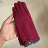 Guantes de Polar para Mujer Otoño e Invierno Dedo Índice Pantalla Táctil Lazo de Moda Estilo Coreano Guantes de Polar Colgantes para Montar