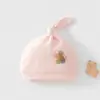 Gorro para recién nacido gorro de doble capa estilo cuatro estaciones gorra A-clase niño y niña bebé proteger fontanela algodón puro sin costuras A-clase