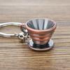 Llavero de Café Estéreo 3D Regalo Pequeño Personalización Aparato de Café Artificial Colgante para Bolso Pequeño Hebilla de Metal Personalización