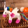 Colgante de Bolsa de Fieltro de Lana Hecho a Mano Estilo Coreano Dongdaemun de Corea del Sur Llavero de Animal Lindo Accesorios