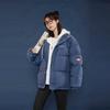 Ropa de algodón de dos piezas de invierno para mujer, nueva chaqueta holgada con relleno de algodón grueso, abrigo de pan para estudiantes de estilo coreano, comercio exterior
