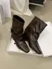 Botines de Temporada Primer Encuentro para Mujer, Botines Individuales de Primavera y Otoño, Botín Nuevo Estilo Coreano 2026 con Punta Fina, Botines Cortos de Moda, Botines de Corte Delgado