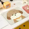 Alfombrilla de ratón de perro lindo tamaño pequeño Alfombrilla para mesa de computadora Alfombrilla de juego Borde antideslizante Bloqueo de borde Engrosada Alfombrilla de mesa para cibercafé E-sports
