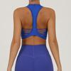 Belleza Transfronteriza Europea y Americana Yoga de Espalda Deportivo Barra Elástica Alta Secado Rápido Correr Danza Entrenamiento Bra Deportivo Chaleco Wrap
