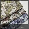 Tecido jacquard tingido na massa Flor de Glicínia fio espessado microencapsulado jacquard tingido na massa multicolor tecido para vestido bolsa roupa feminina