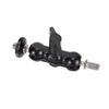 Abrazadera Articulada Universal con Tornillo de 1/4 Metal Doble Rótula Cardán Soporte de Expansión Abrazadera Multifuncional de Cacahuete