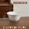 Tigelas e Pratos Domésticos Simples em Cor Sob Esmalte Estilo Francês Retrô, Tigelas de Arroz Cerâmicas, Tigelas de Arroz e Pratos de Louça de Alto Valor