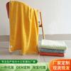 Fabricante de Toallas de Baño Toalla Gruesa de Doble Capa con Relieve Agrandada 70*140 Vellón Coral Absorbente con Borde Cosido Súper Absorbente